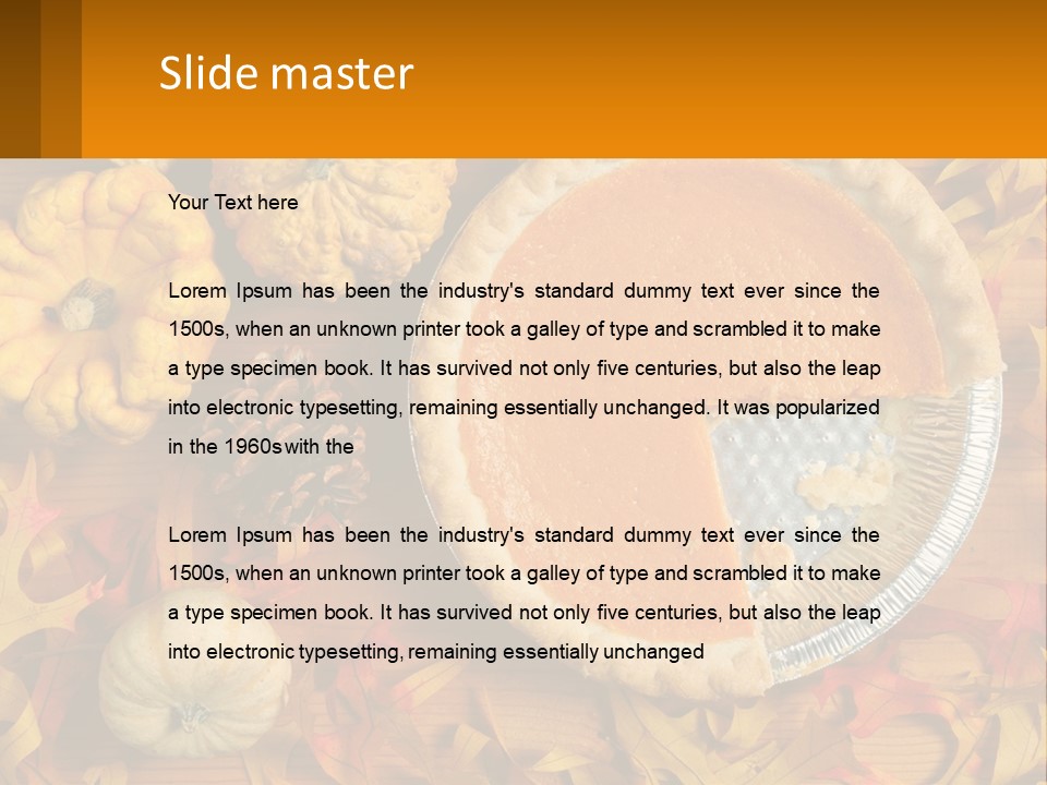 A Pie With A Piece Missing From It On A Table PowerPoint Template