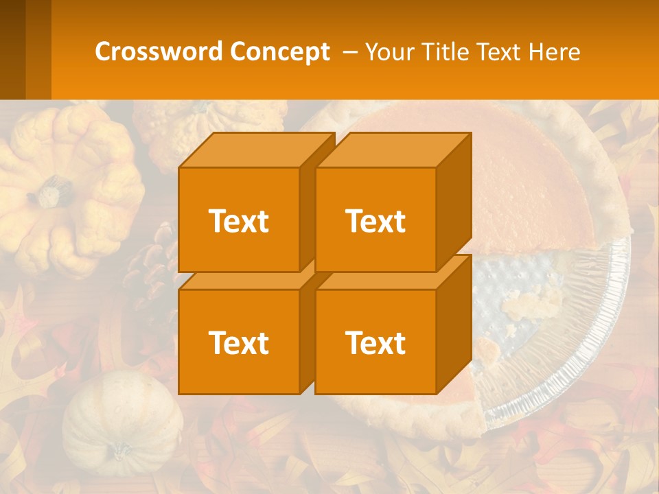 A Pie With A Piece Missing From It On A Table PowerPoint Template