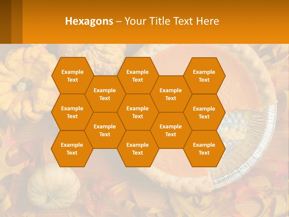 A Pie With A Piece Missing From It On A Table PowerPoint Template