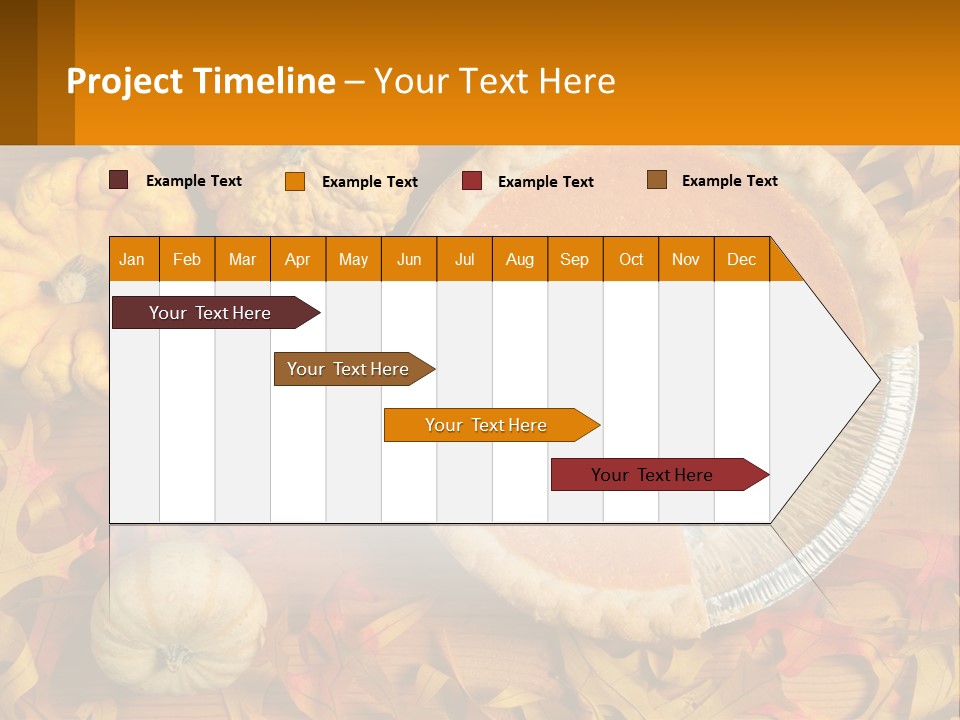 A Pie With A Piece Missing From It On A Table PowerPoint Template