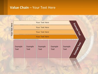 A Pie With A Piece Missing From It On A Table PowerPoint Template