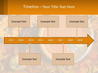 A Pie With A Piece Missing From It On A Table PowerPoint Template