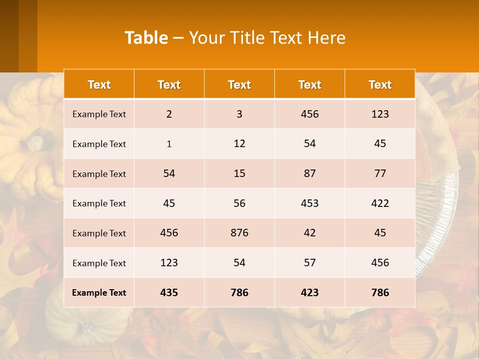 A Pie With A Piece Missing From It On A Table PowerPoint Template