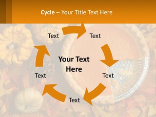 A Pie With A Piece Missing From It On A Table PowerPoint Template