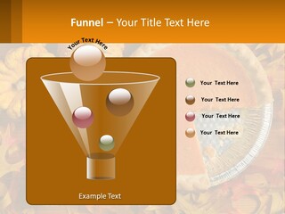 A Pie With A Piece Missing From It On A Table PowerPoint Template