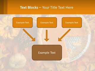 A Pie With A Piece Missing From It On A Table PowerPoint Template