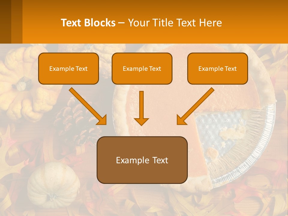 A Pie With A Piece Missing From It On A Table PowerPoint Template