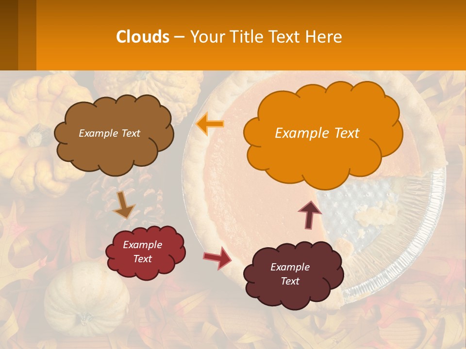 A Pie With A Piece Missing From It On A Table PowerPoint Template