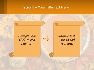 A Pie With A Piece Missing From It On A Table PowerPoint Template