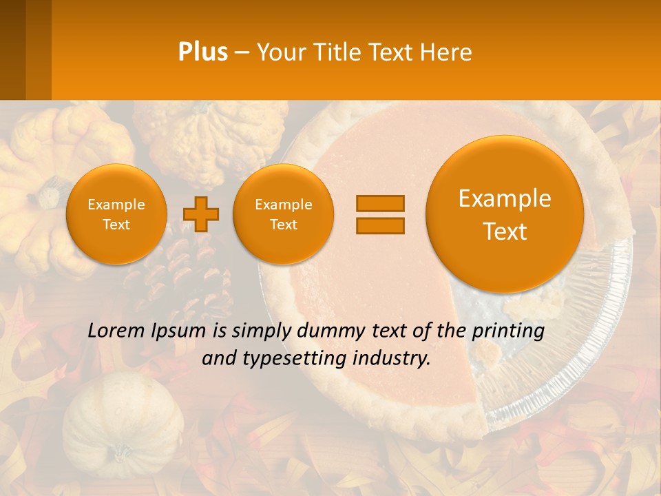 A Pie With A Piece Missing From It On A Table PowerPoint Template