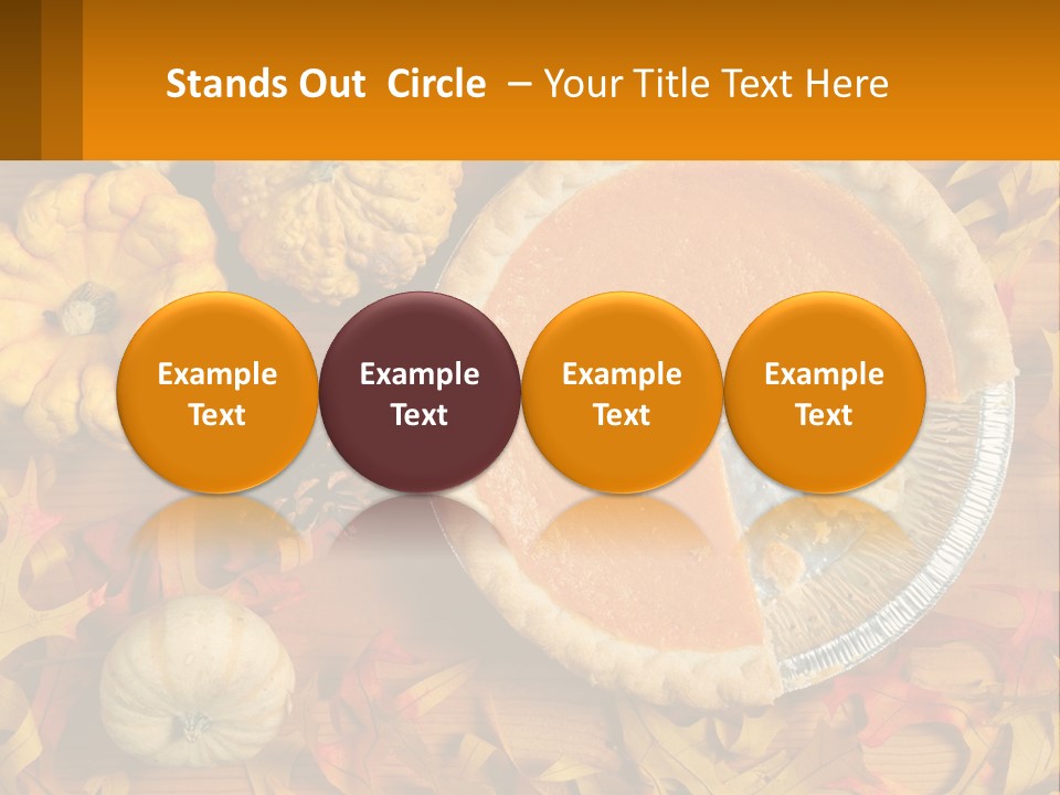 A Pie With A Piece Missing From It On A Table PowerPoint Template
