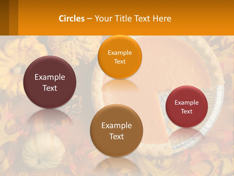 A Pie With A Piece Missing From It On A Table PowerPoint Template