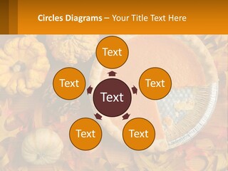 A Pie With A Piece Missing From It On A Table PowerPoint Template