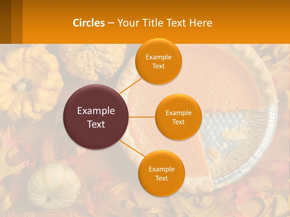 A Pie With A Piece Missing From It On A Table PowerPoint Template
