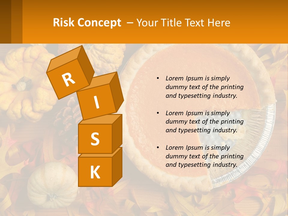 A Pie With A Piece Missing From It On A Table PowerPoint Template