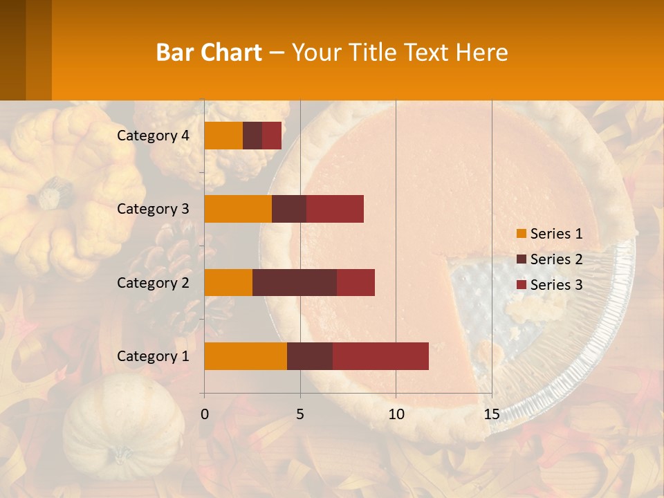 A Pie With A Piece Missing From It On A Table PowerPoint Template