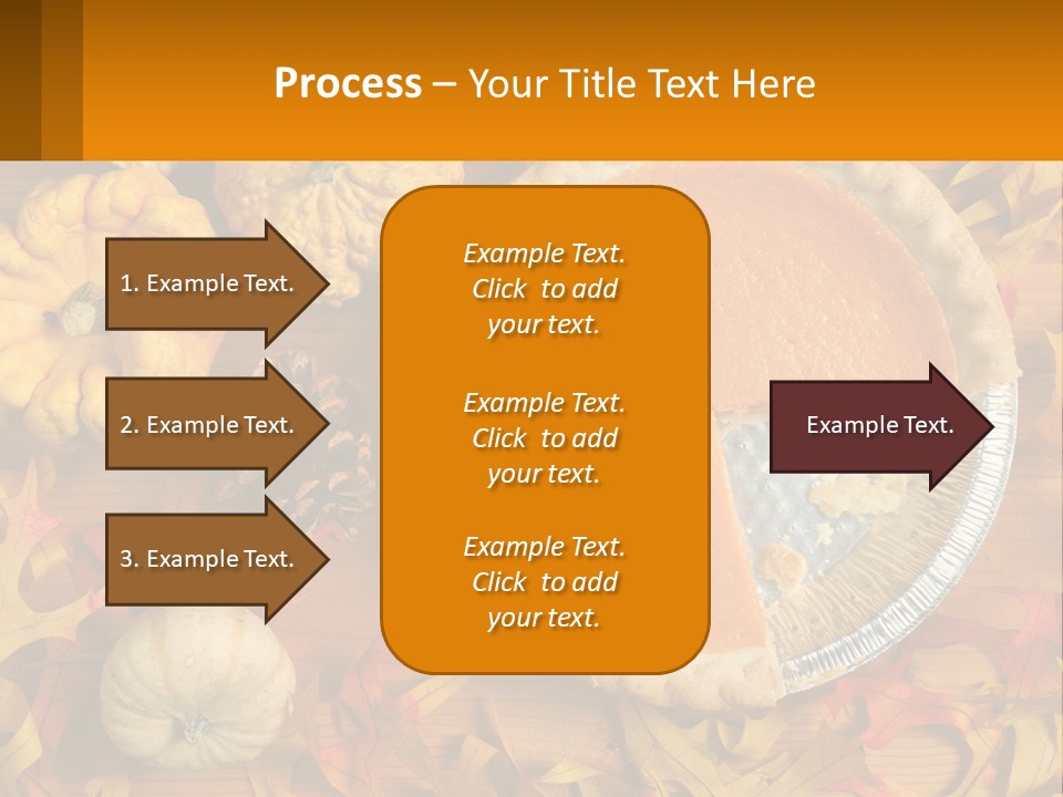 A Pie With A Piece Missing From It On A Table PowerPoint Template