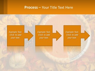 A Pie With A Piece Missing From It On A Table PowerPoint Template