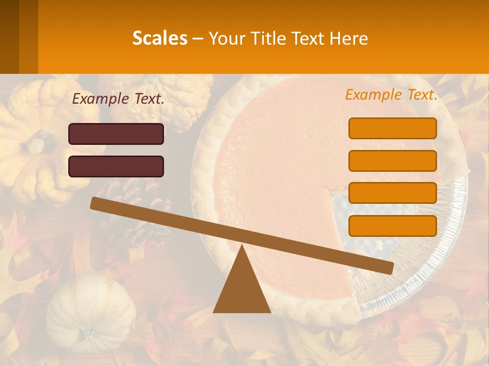 A Pie With A Piece Missing From It On A Table PowerPoint Template