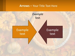 A Pie With A Piece Missing From It On A Table PowerPoint Template