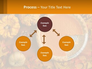 A Pie With A Piece Missing From It On A Table PowerPoint Template
