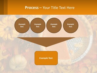 A Pie With A Piece Missing From It On A Table PowerPoint Template