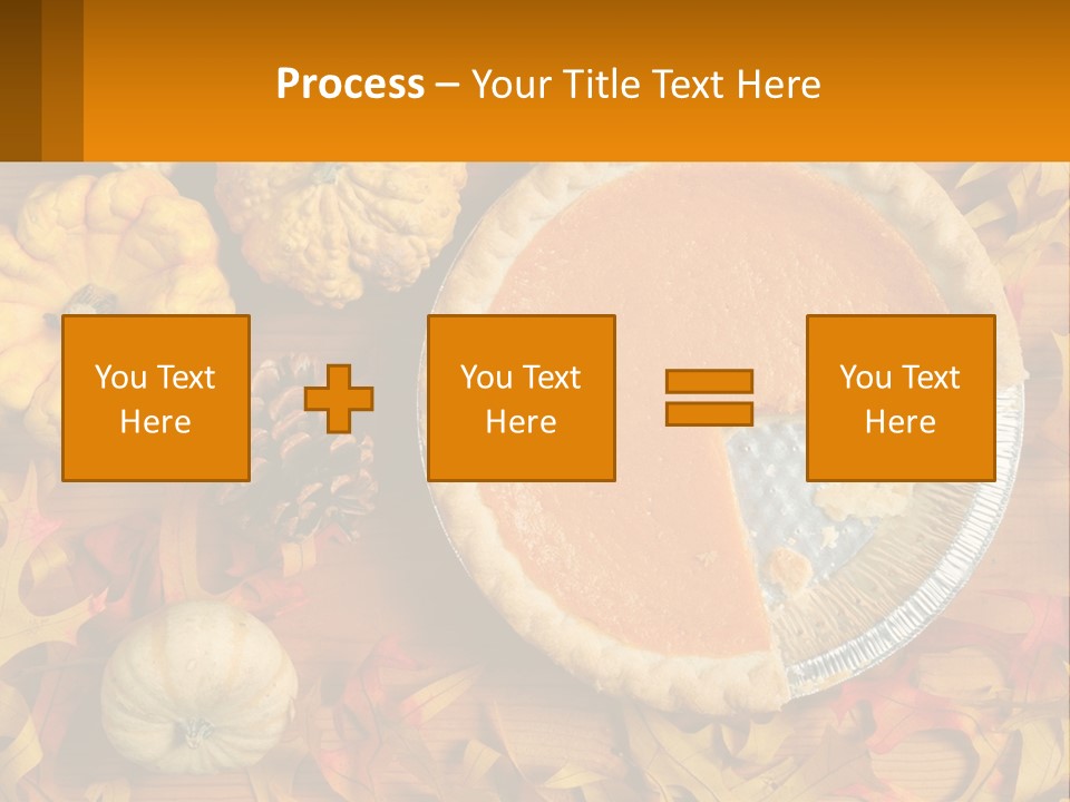 A Pie With A Piece Missing From It On A Table PowerPoint Template