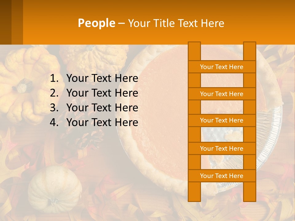 A Pie With A Piece Missing From It On A Table PowerPoint Template