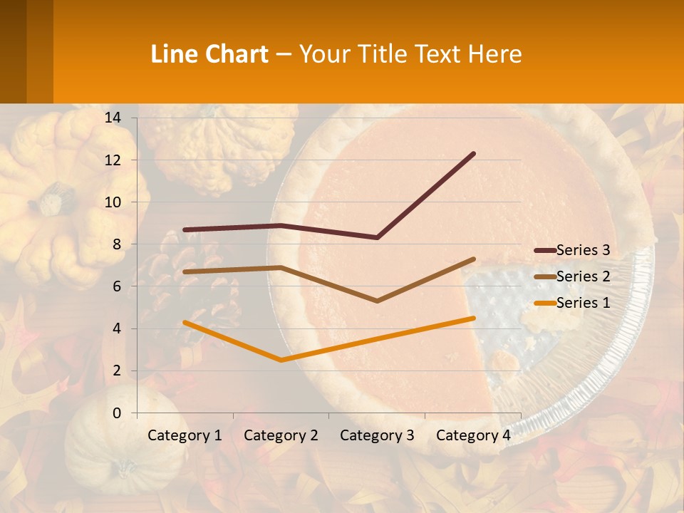 A Pie With A Piece Missing From It On A Table PowerPoint Template