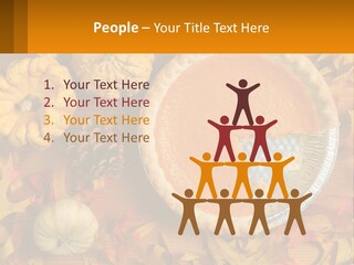 A Pie With A Piece Missing From It On A Table PowerPoint Template