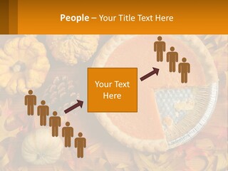 A Pie With A Piece Missing From It On A Table PowerPoint Template