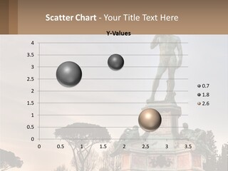 A Statue Of A Man Standing On Top Of A Pedestal PowerPoint Template