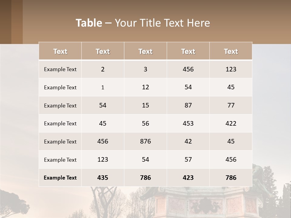 A Statue Of A Man Standing On Top Of A Pedestal PowerPoint Template