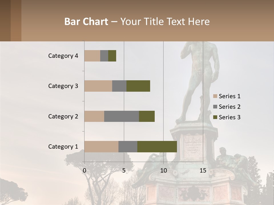 A Statue Of A Man Standing On Top Of A Pedestal PowerPoint Template