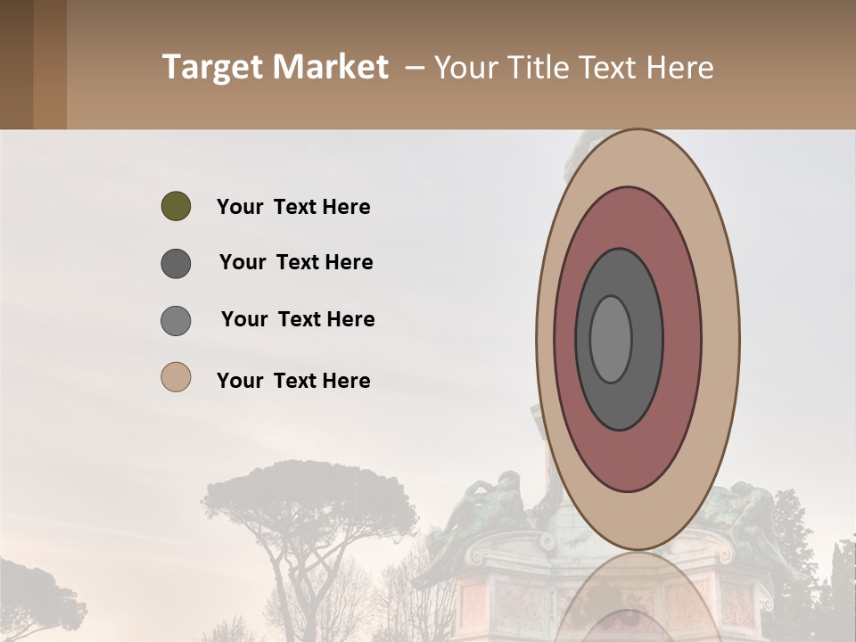 A Statue Of A Man Standing On Top Of A Pedestal PowerPoint Template