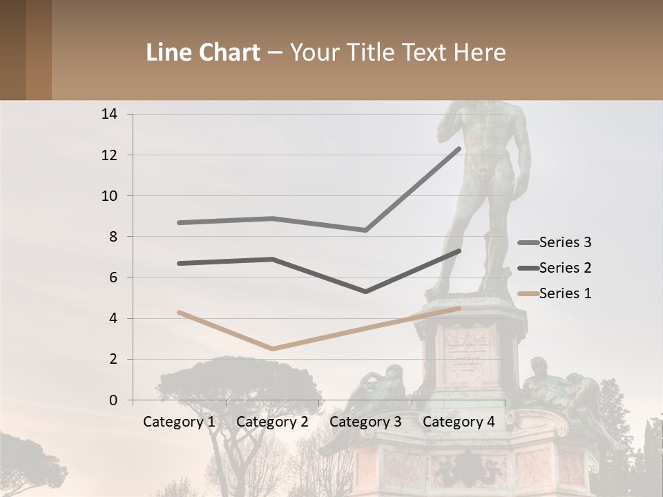 A Statue Of A Man Standing On Top Of A Pedestal PowerPoint Template