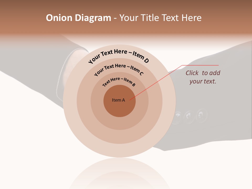 Two People Shaking Hands Over A White Background PowerPoint Template