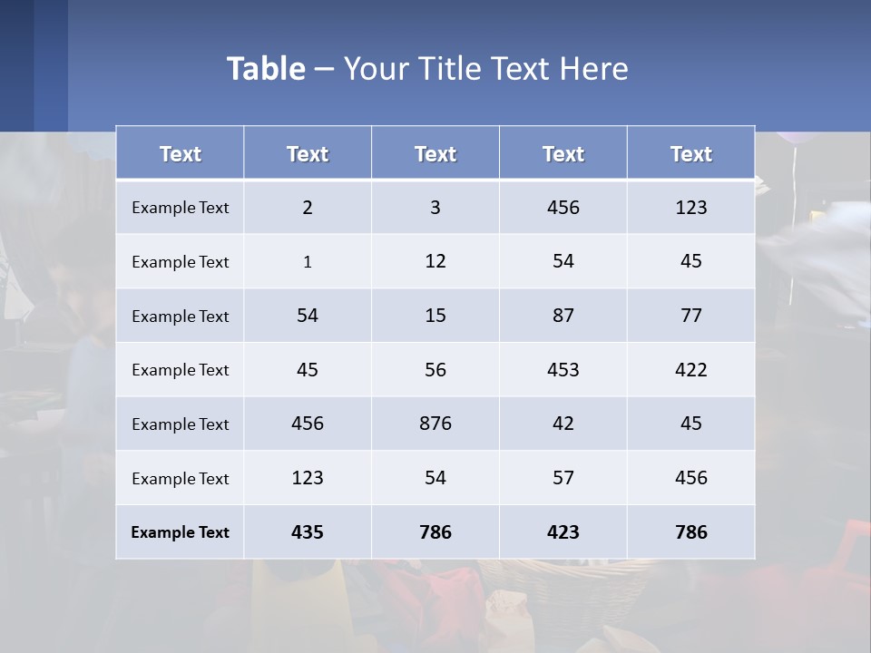 A Group Of Children In A Room With Balloons PowerPoint Template