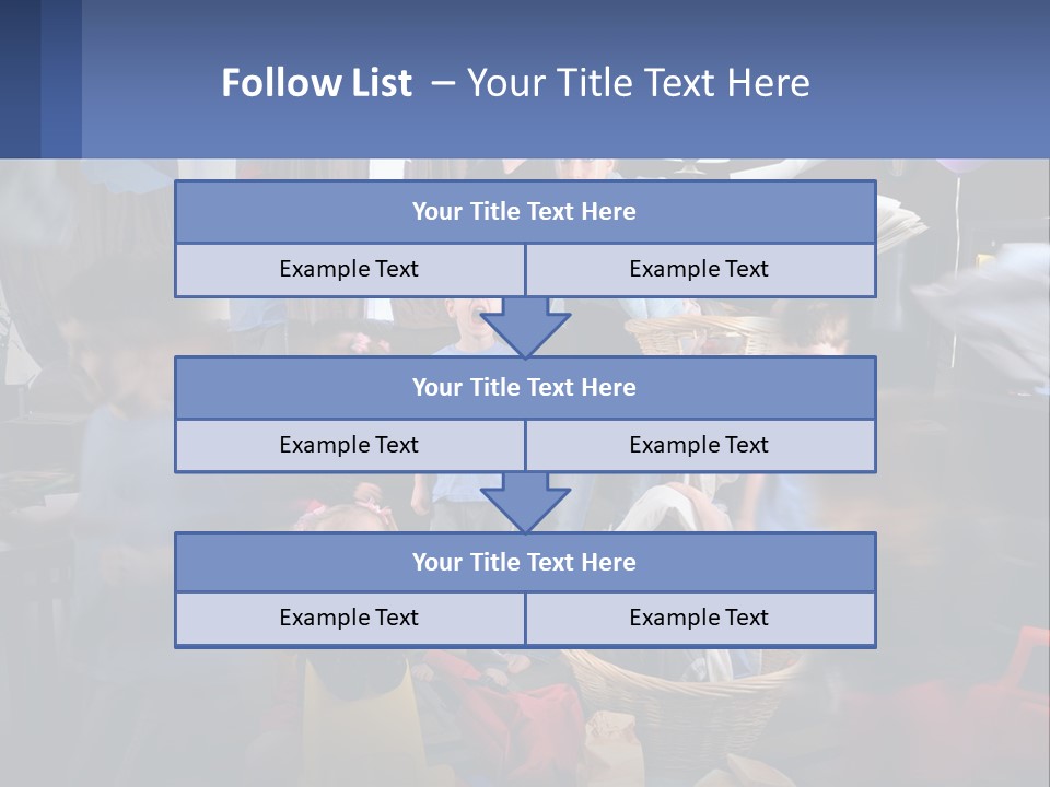 A Group Of Children In A Room With Balloons PowerPoint Template