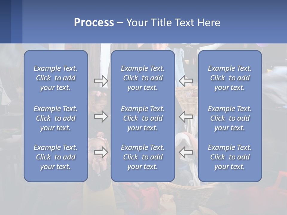 A Group Of Children In A Room With Balloons PowerPoint Template