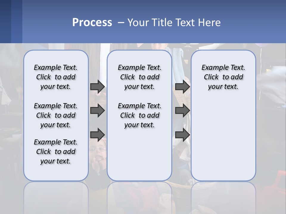A Group Of Children In A Room With Balloons PowerPoint Template