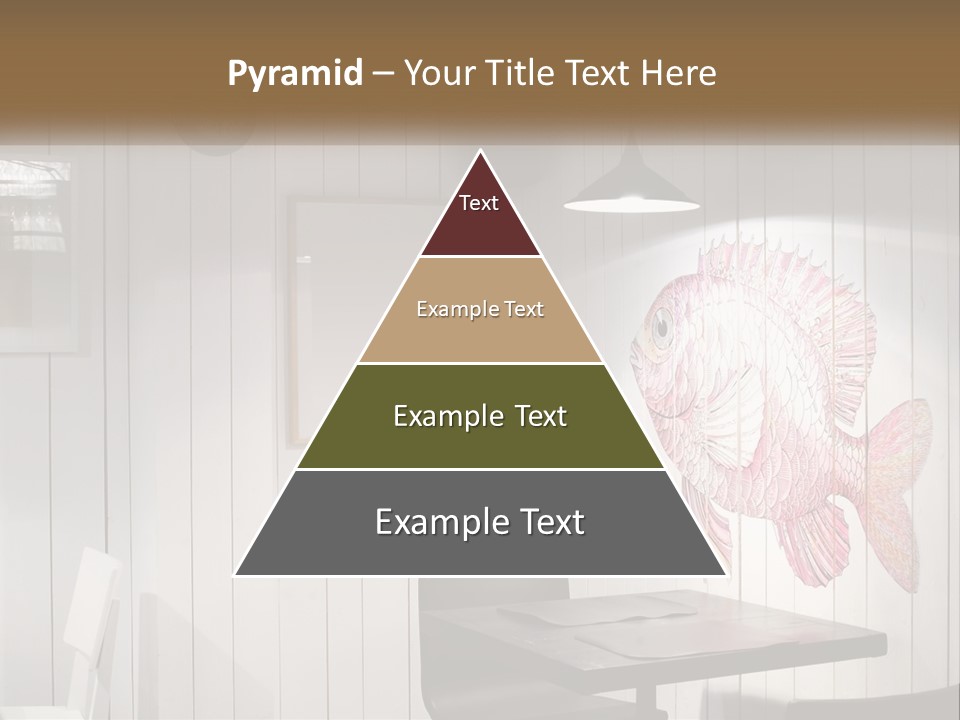 A Picture Of A Fish On A Wall PowerPoint Template