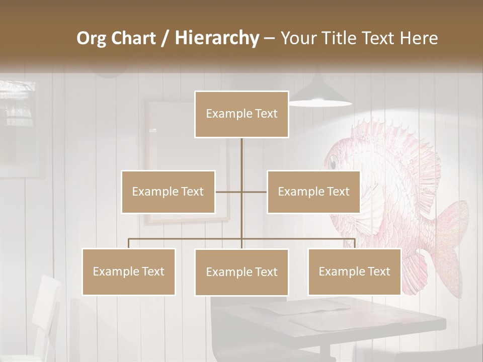 A Picture Of A Fish On A Wall PowerPoint Template