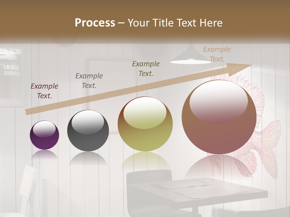 A Picture Of A Fish On A Wall PowerPoint Template