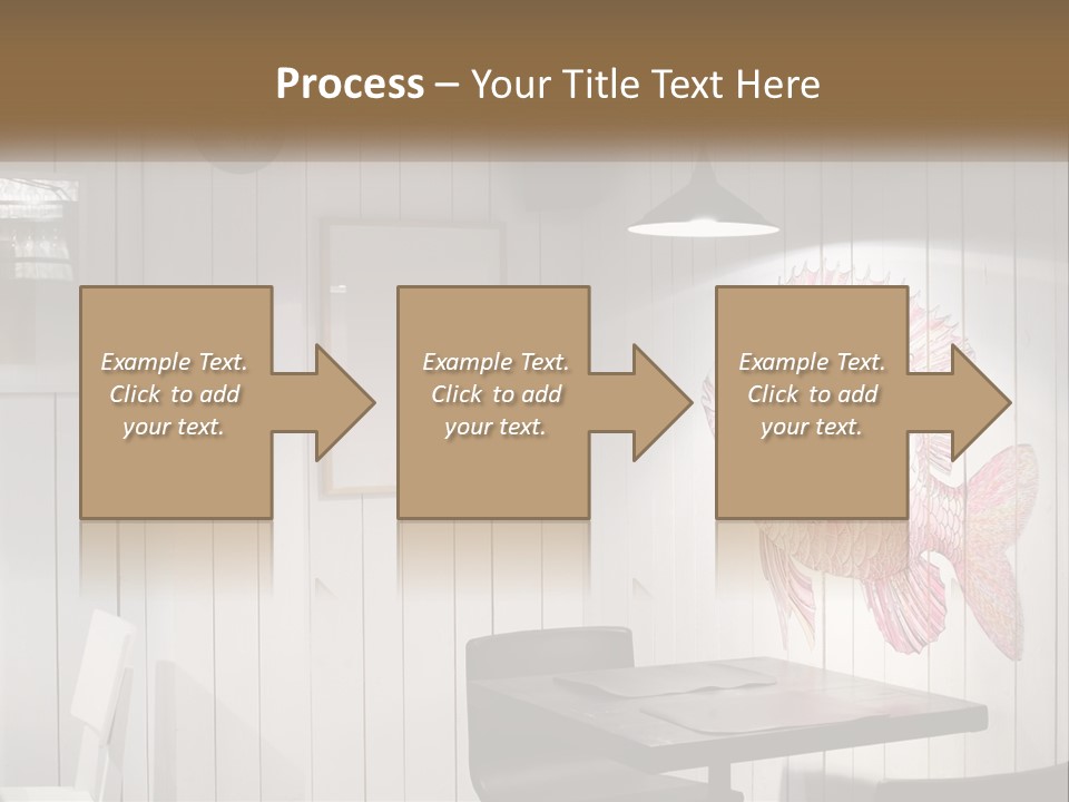 A Picture Of A Fish On A Wall PowerPoint Template