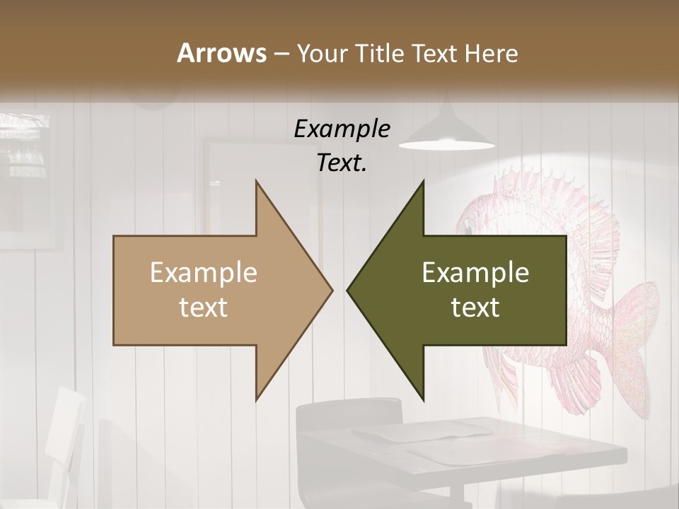 A Picture Of A Fish On A Wall PowerPoint Template