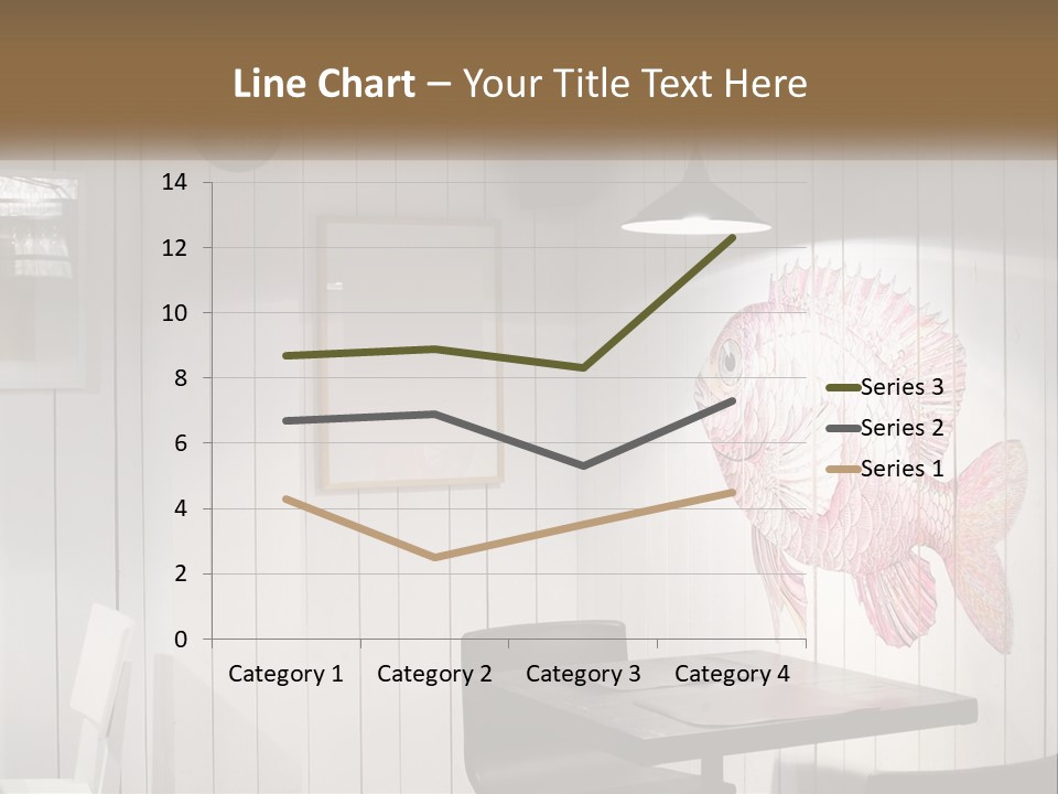 A Picture Of A Fish On A Wall PowerPoint Template