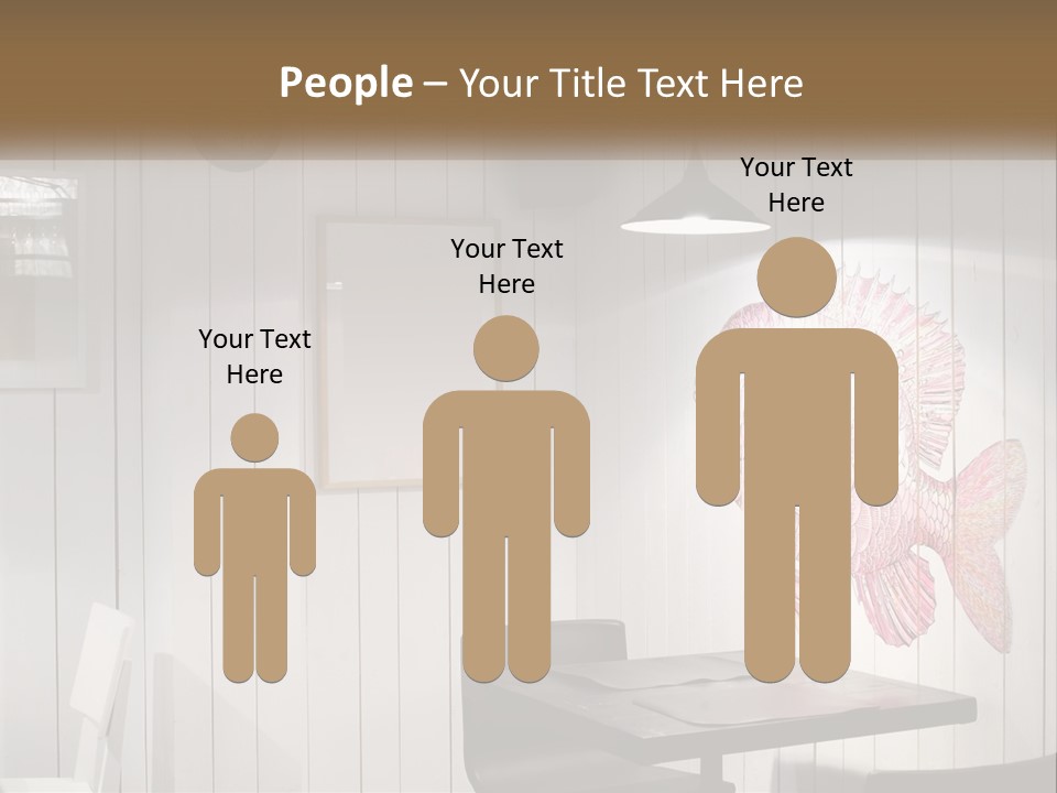 A Picture Of A Fish On A Wall PowerPoint Template