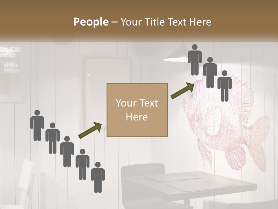 A Picture Of A Fish On A Wall PowerPoint Template