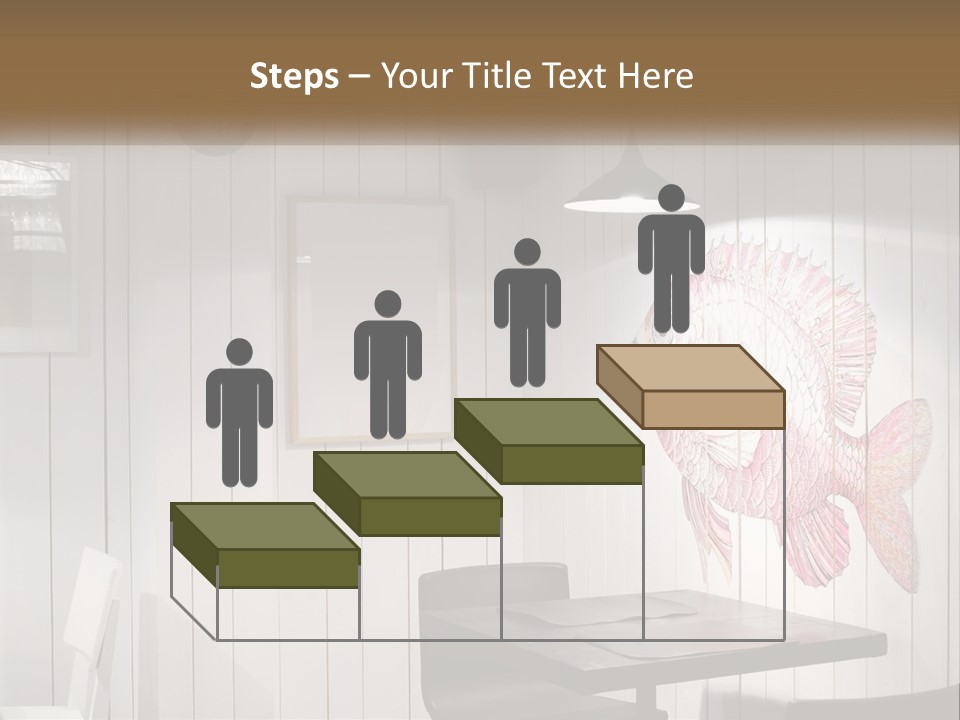 A Picture Of A Fish On A Wall PowerPoint Template